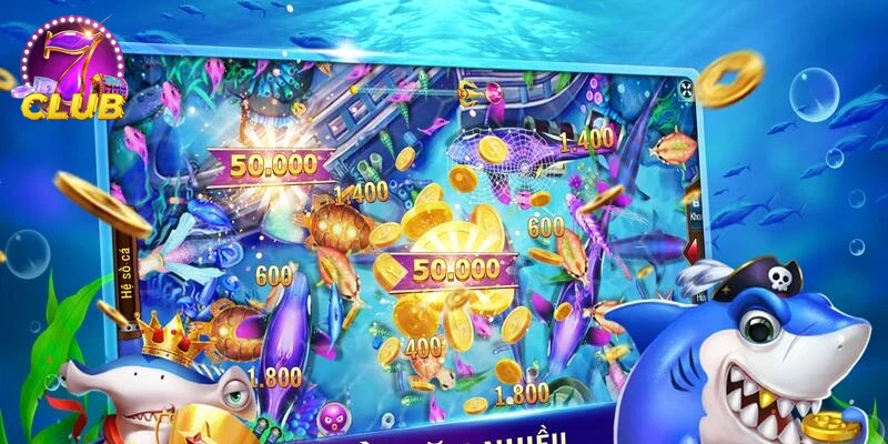 Giao diện bắn cá hiện đại tại 7CLUB